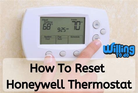 reset thermostat honeywell